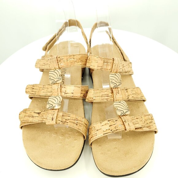 Vionic Amber Adjustable Strap Sandal 10 Tan/Brown - Picture 5 of 11